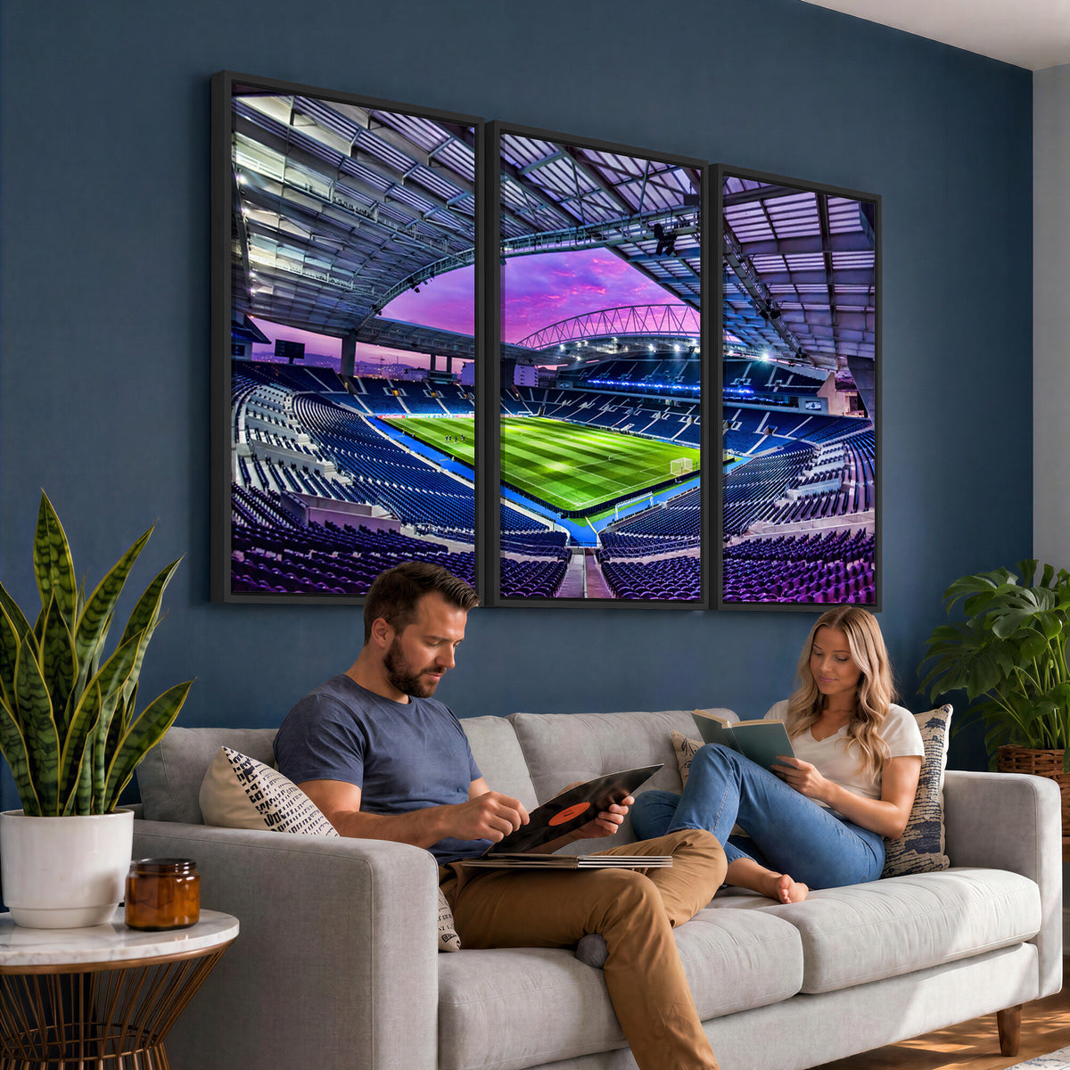10851-MGV-CV-36X24 - FC Porto Soccer Team Print Canvas, Dragon Stadium Wall Art