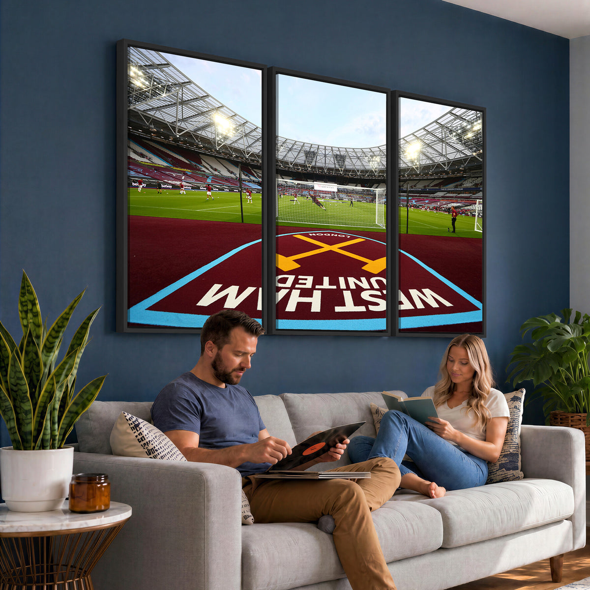 77367-MGV-CV-36X24 - West Ham United FC Stadium Canvas Wall Art, London Stadium