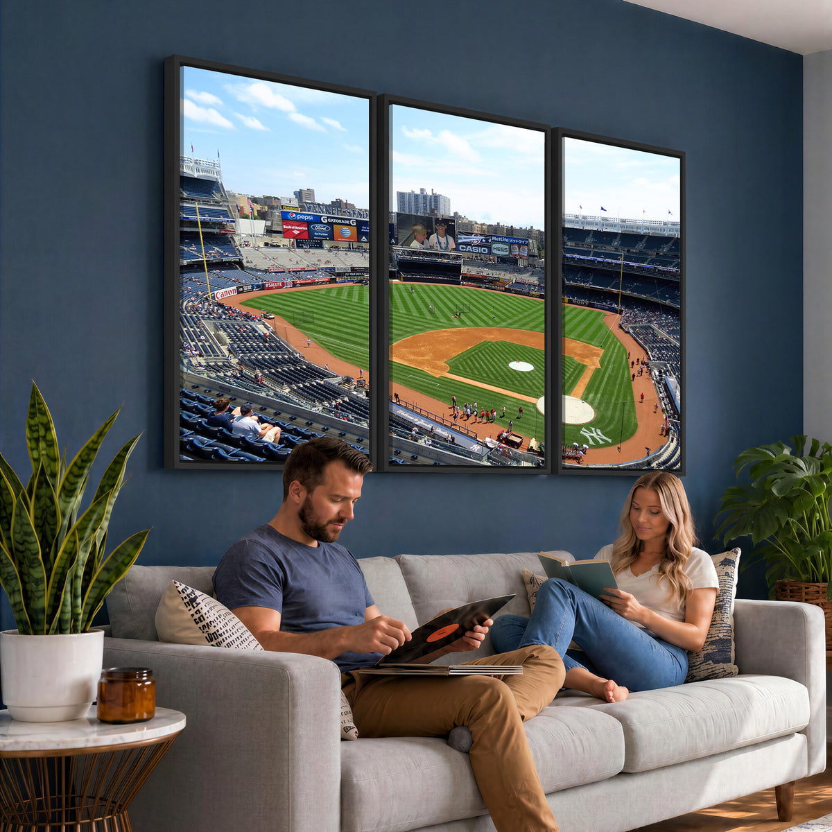 98047-MGV-CV-36X24 - Buffalo Bills Stadium Wall Art, Buffalo Bills Decor, NFL Fan Gift