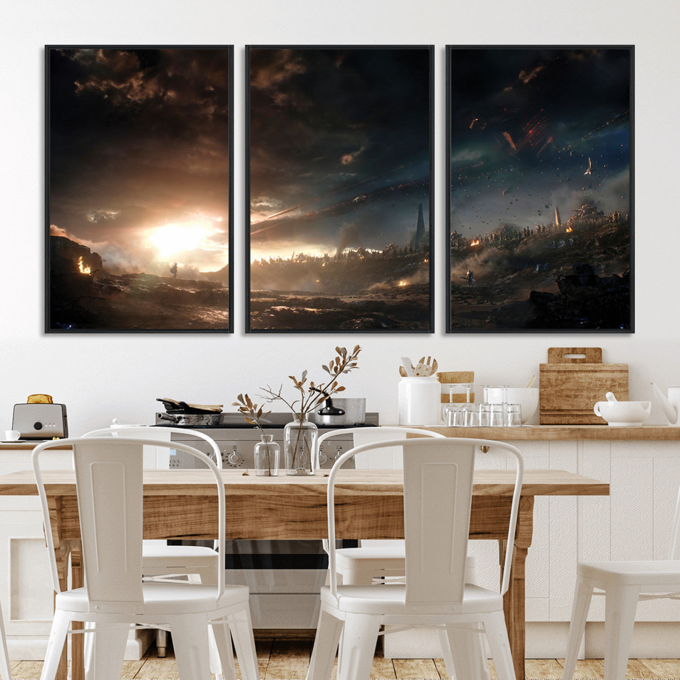 MGV-FC-60X30-3P - Avengers Planet Wall Art Canvas Print