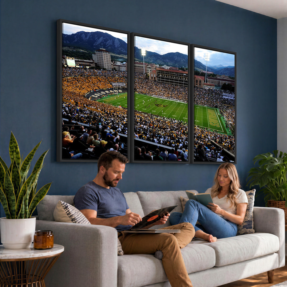 60552-MGV-CV-36X24 - Folsom Field, University of Colorado Buffaloes Football