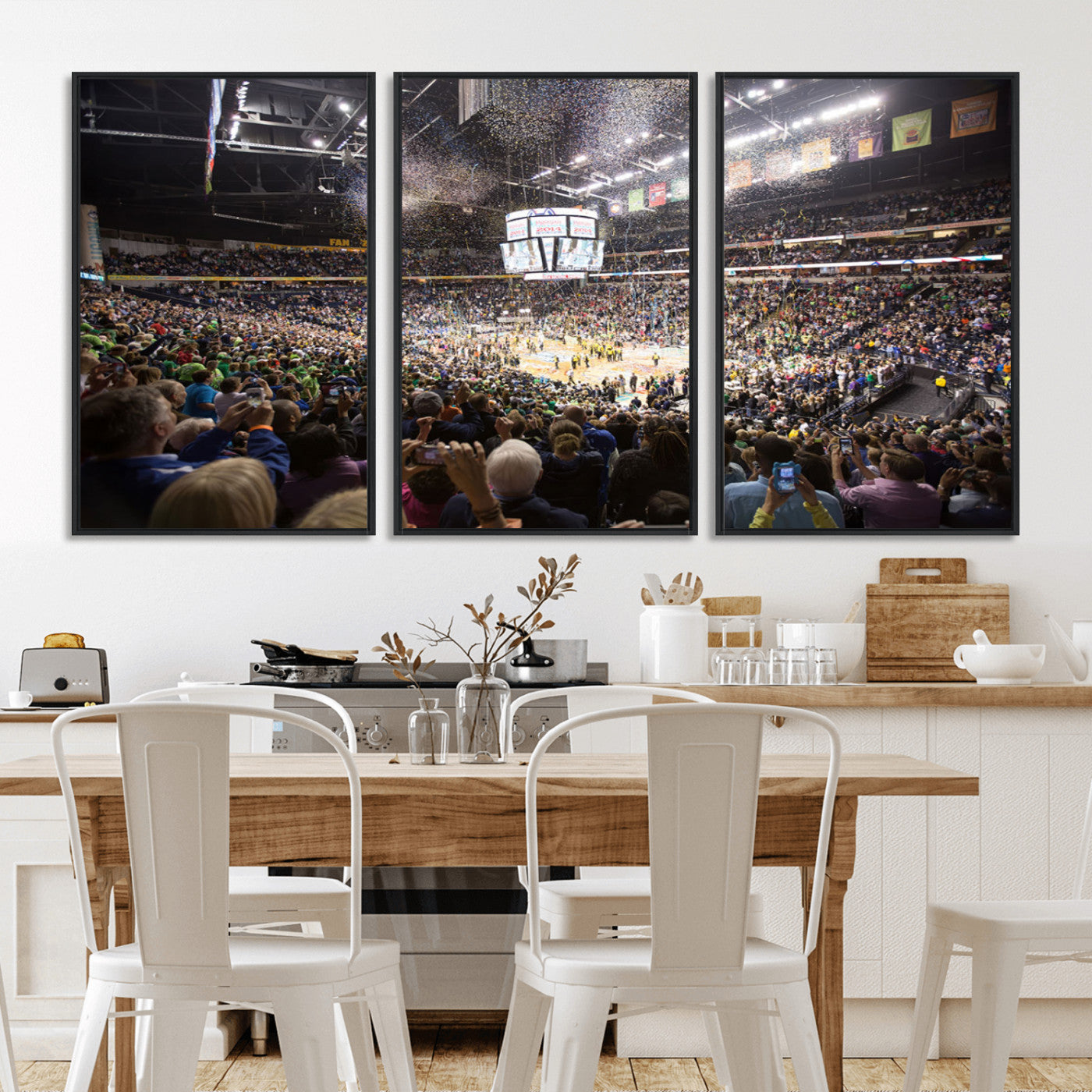 MGV-FC-60X30-3P - Bridgestone Arena Wall Art Canvas | Nashville Predators Hockey Team Print | Canvas Print | Ready to