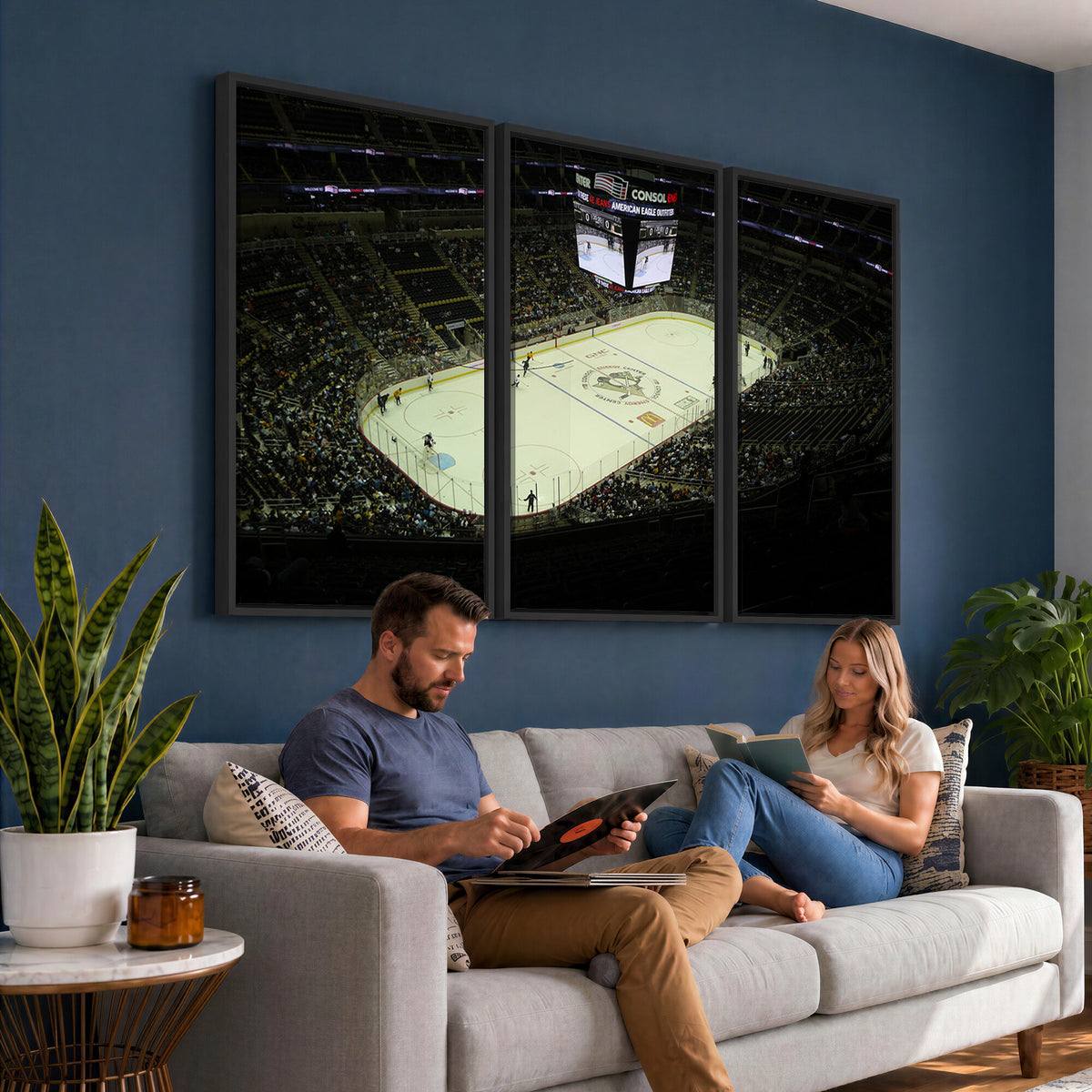 52168-MGV-CV-36X24 - PPG Paints Arena Pennsylvania Pittsburgh Penguins Hockey