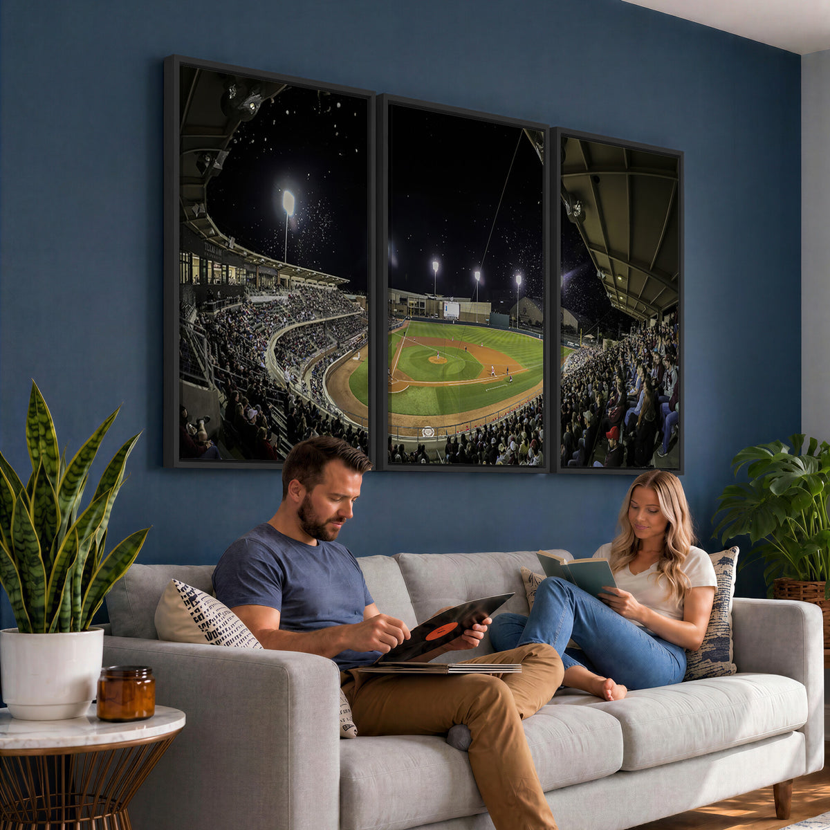 10262-MGV-CV-36X24 - Olsen Field at Blue Bell Park - Texas A&M Aggies Baseball Stadium Wall Art Canvas Print
