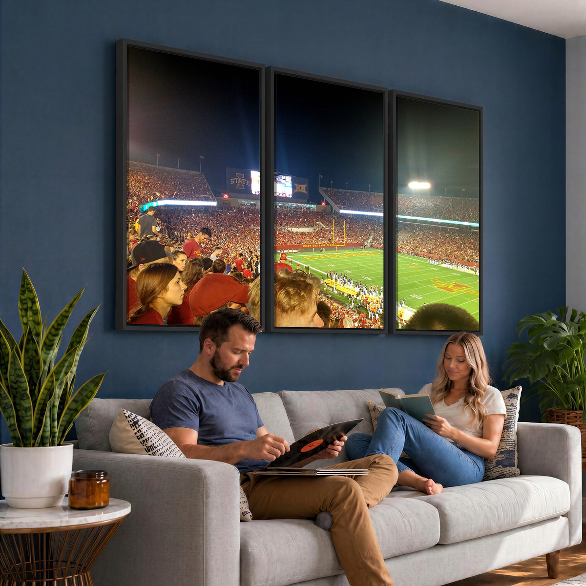 94319-MGV-CV-36X24 - Iowa State University Cyclones Art Print, Jack Trice Stadium Ames