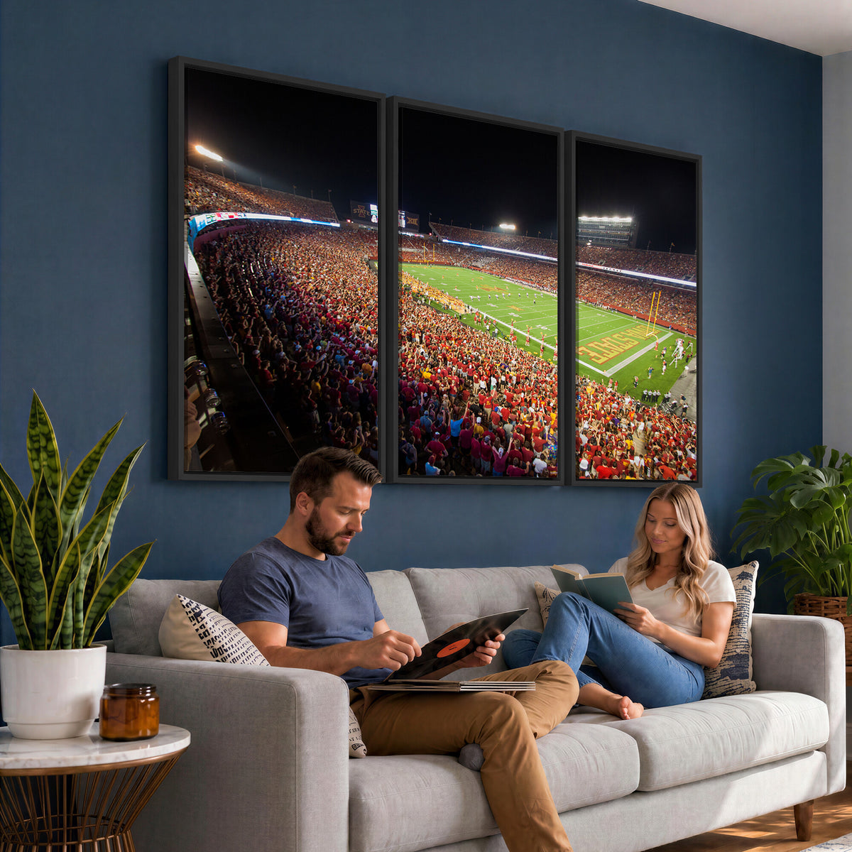 35139-MGV-CV-36X24 - Iowa State University Cyclones Canvas Print, Jack Trice Stadium