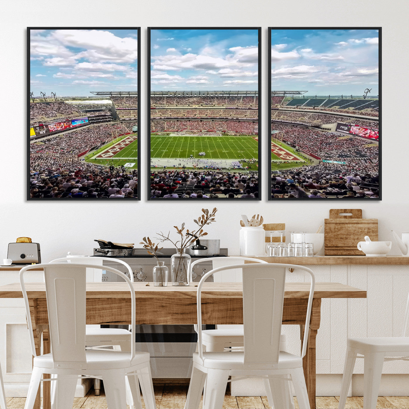 MGV-FC-60X30-3P - The Temple University Owls Athletics Team Print - Philadelphia Lincoln Financial Field Stadium Wall
