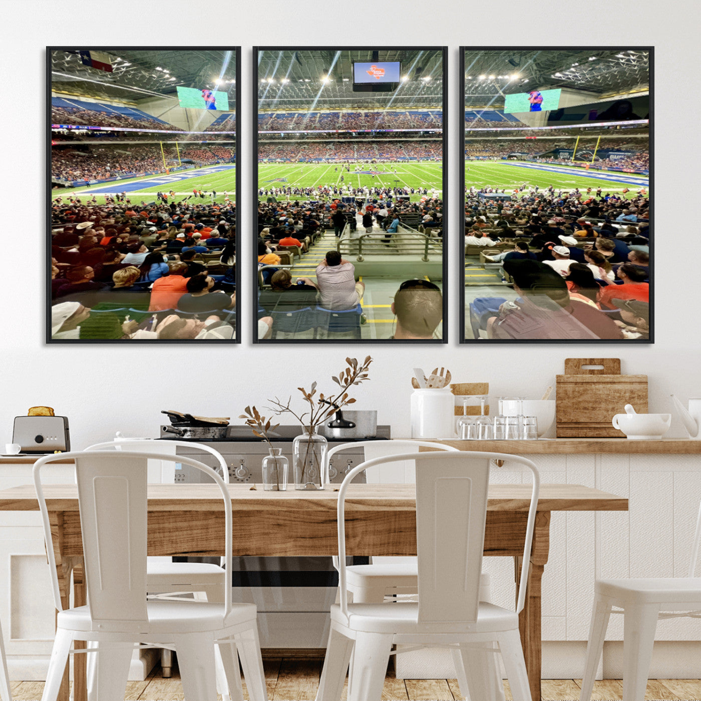 MGV-FC-60X30-3P - The University of Texas at San Antonio Roadrunners Football Team Print - San Antonio Alamodome Wall