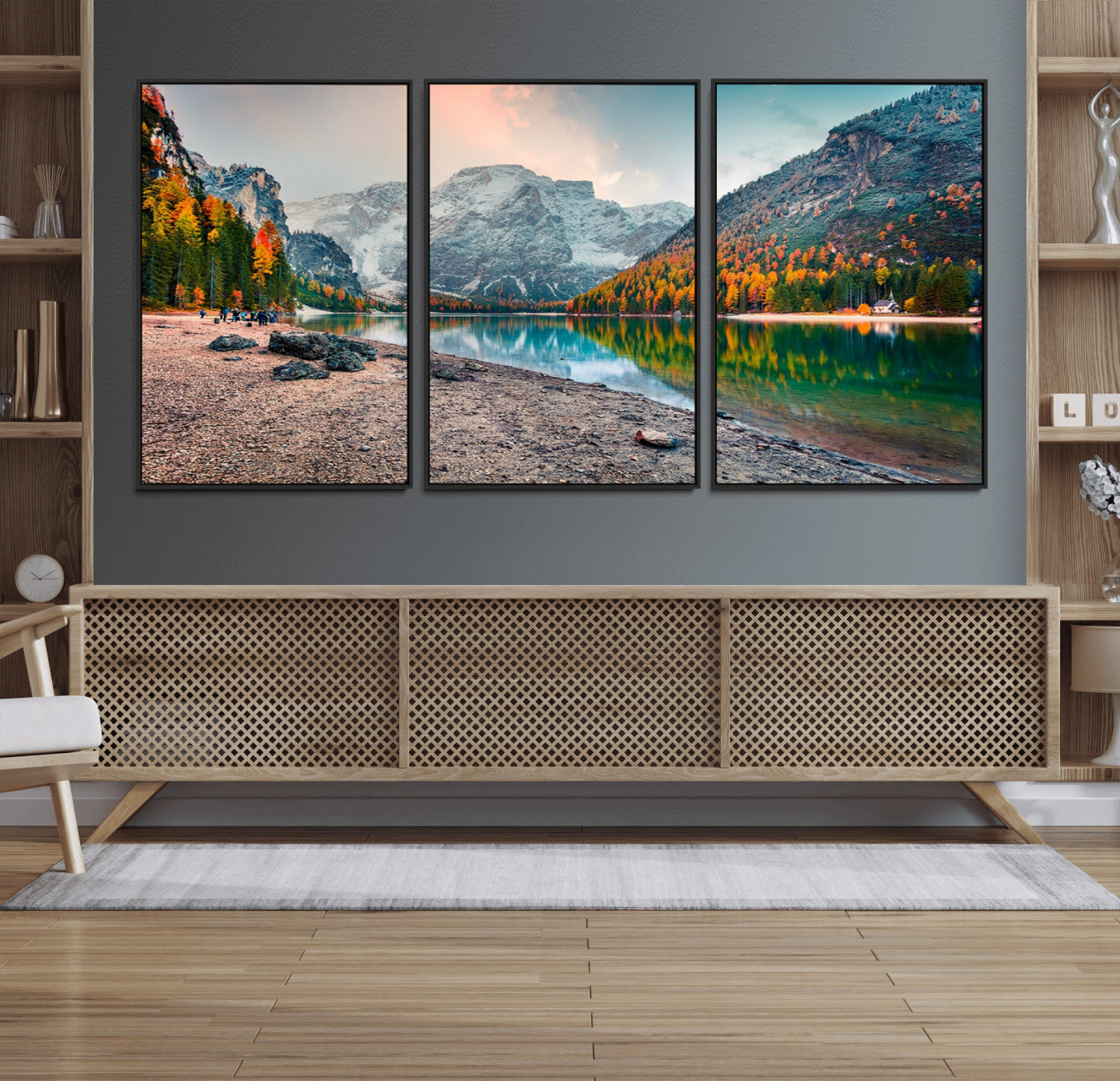 62475-MGV-FC-60X30-3P_Black-Spectacular Autumn Wall Art Canvas Print