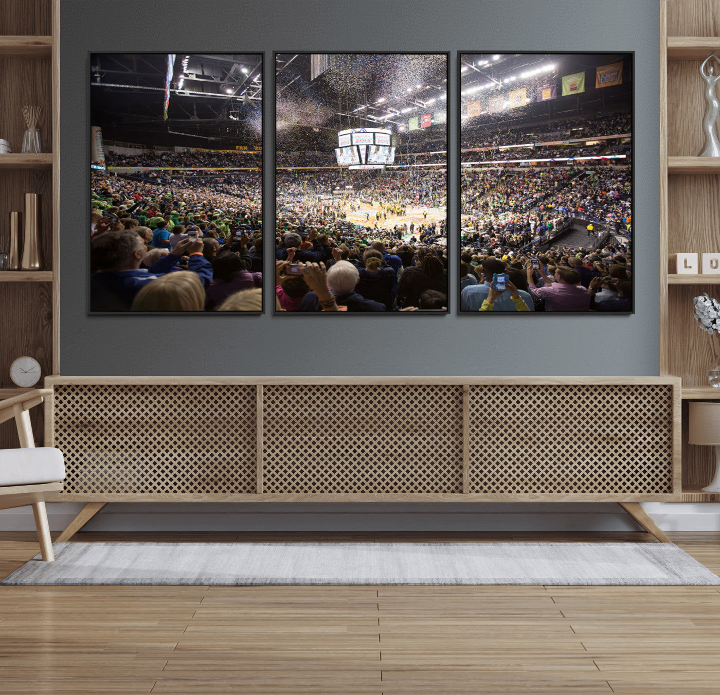 66251-MGV-FC-60X30-3P_Black-Bridgestone Arena Wall Art Canvas | Nashville Predators Hockey Team Print | Canvas Print | Ready to