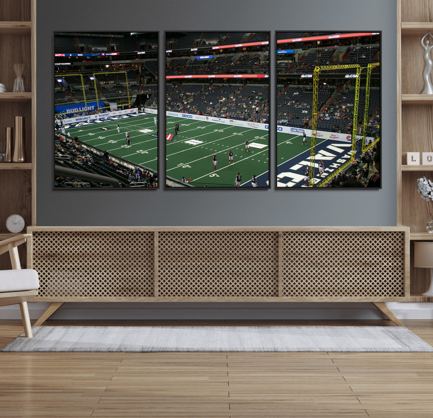 40845-MGV-FC-60X30-3P_Black-Capital One Arena Wall Art | Washington Wizards & Capitals Print | Canvas Print | Ready to Hang |