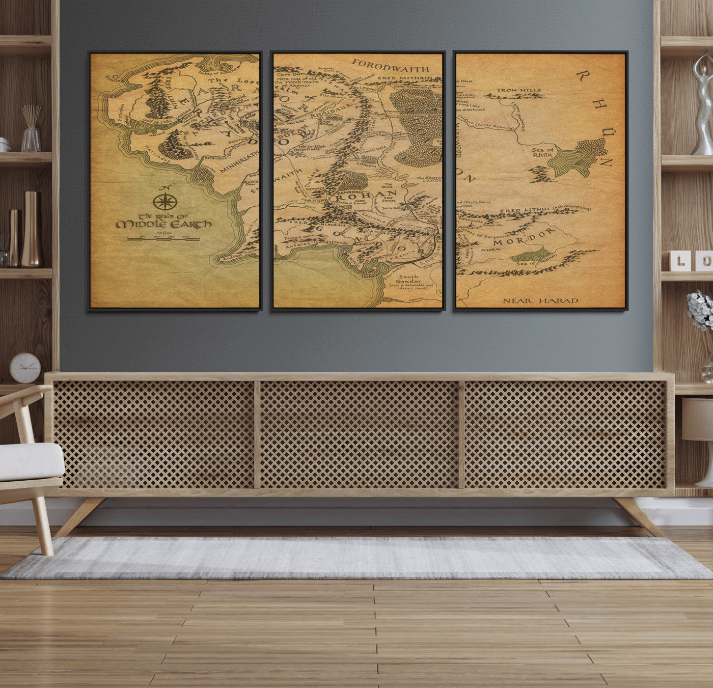 MGV-FC-60X30-3P - Push Pin World Map Canvas Print – Framed Wall Art for Couples to Track Their Travels – Anniversary