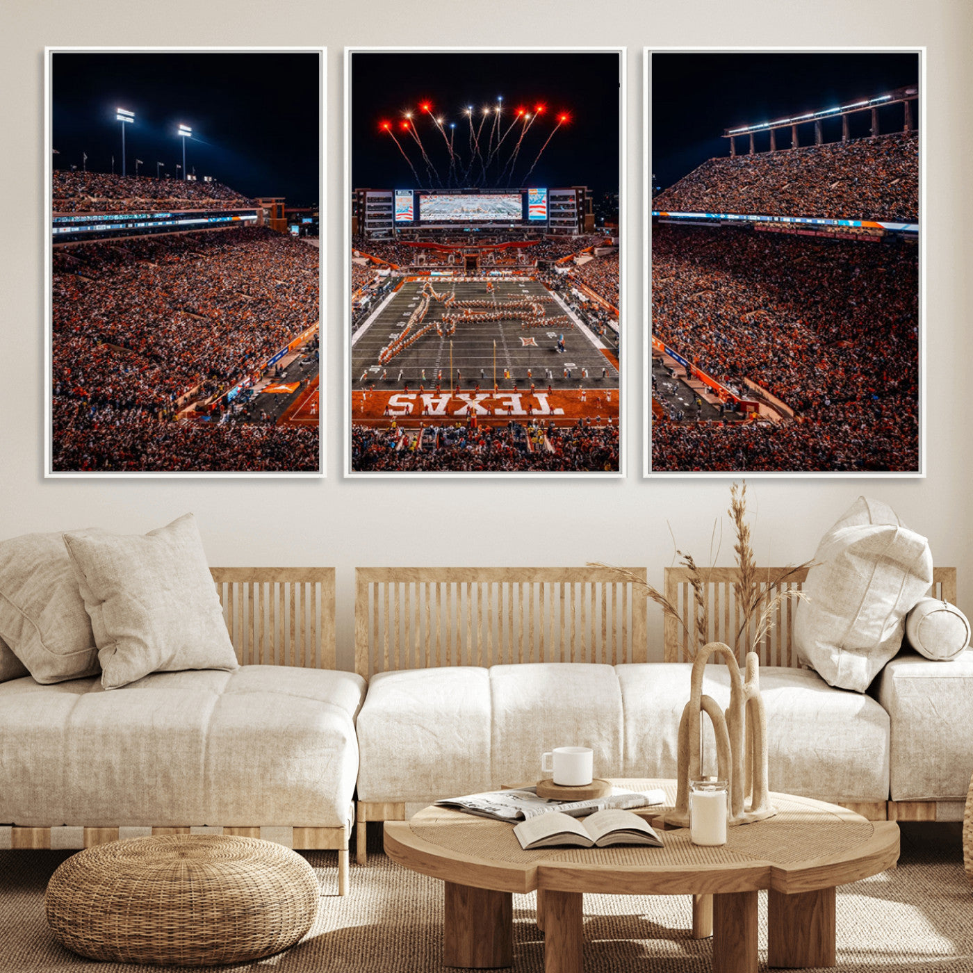 MGV-FC-60X30-3P - Texas Memorial Stadium Wall Art Canvas Print
