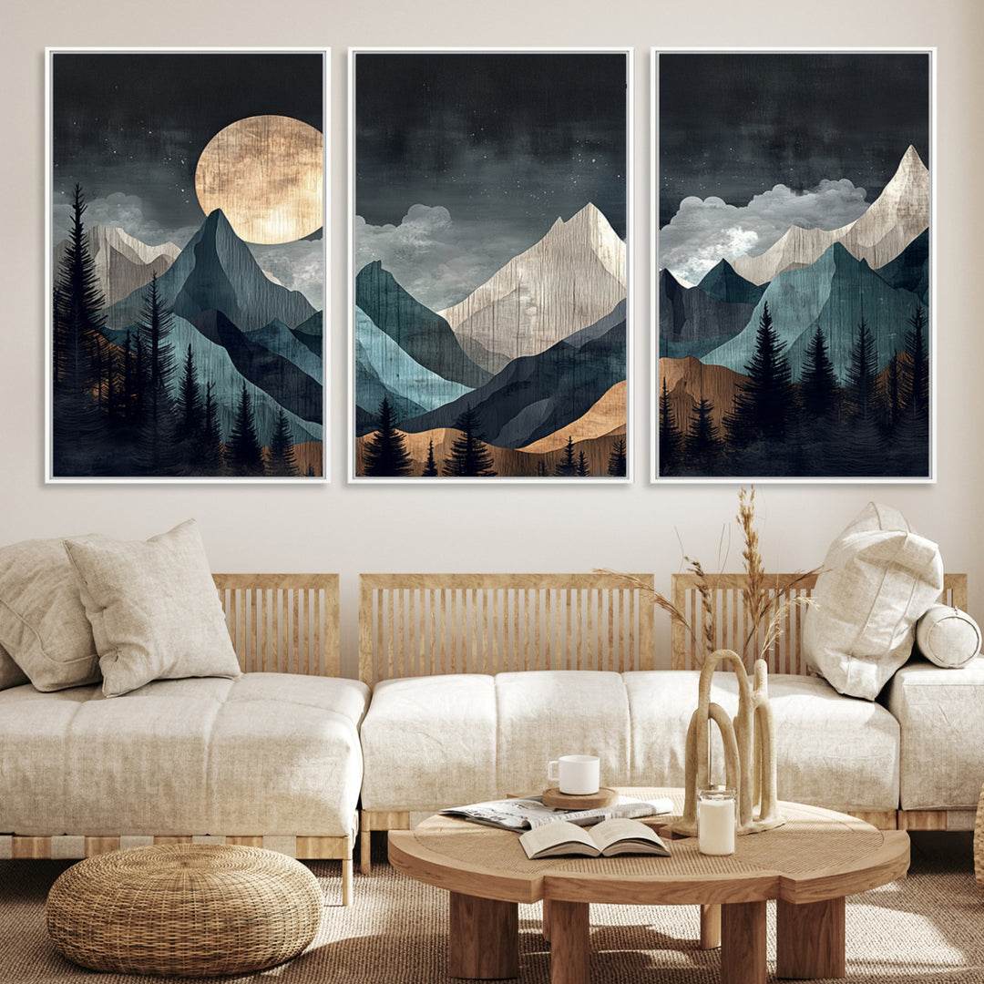 Framed Wall Art Canvas Print