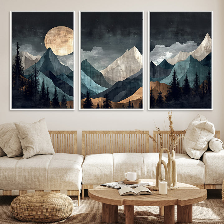 Framed Wall Art Canvas Print