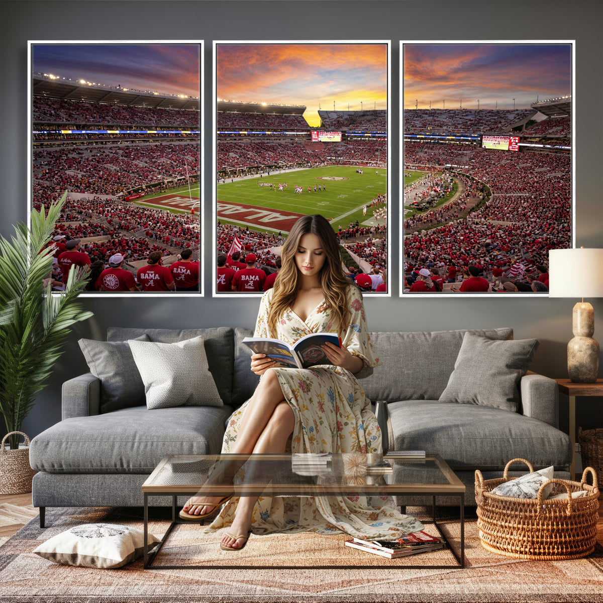 41995919-MGV-CV-36X24 - Stadium Wall Art Canvas Print