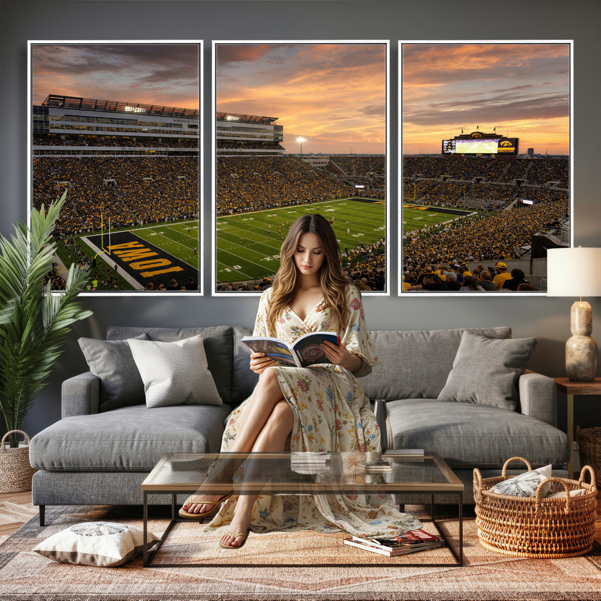 84993181-MGV-CV-36X24 - Stadium Wall Art Canvas Print