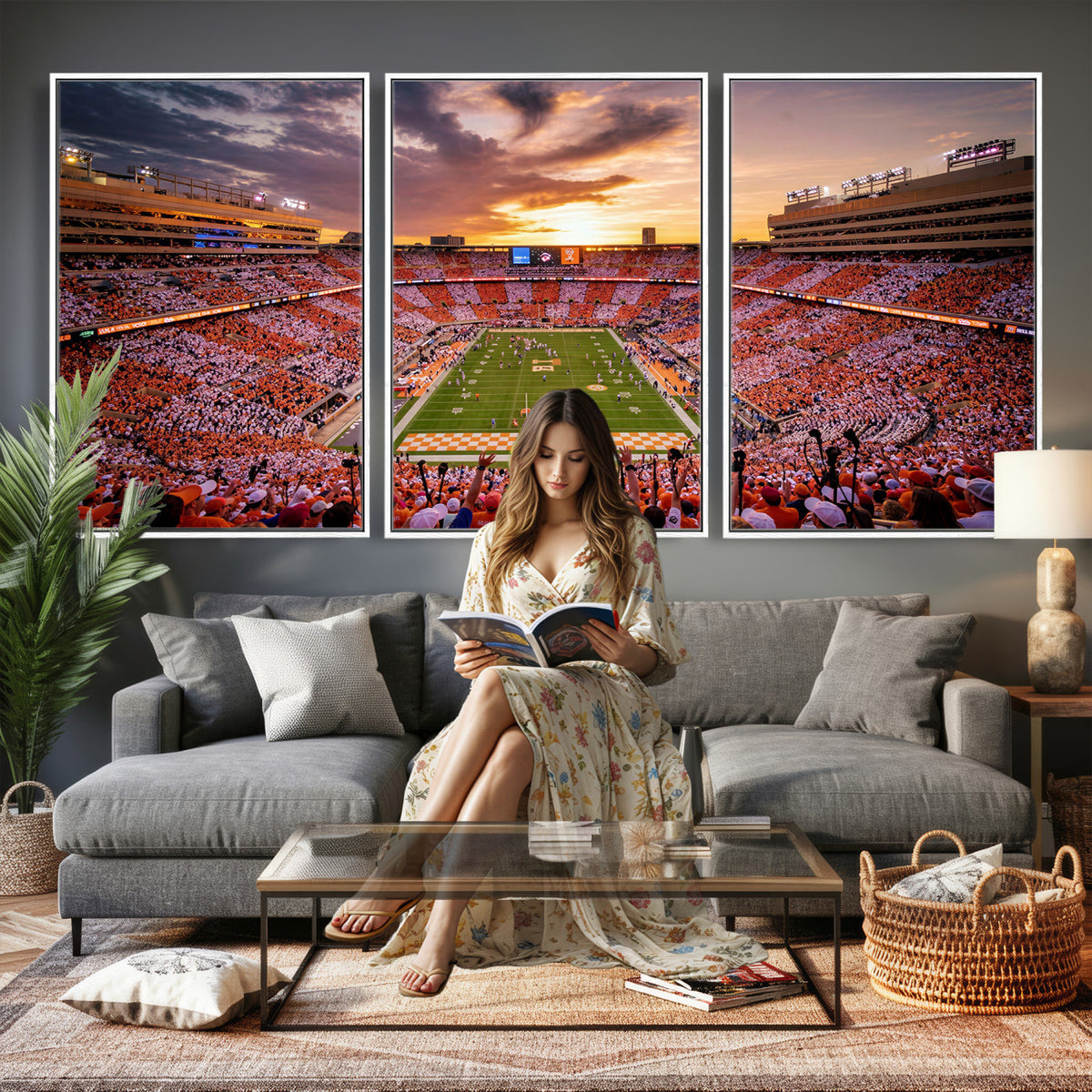 68184875-MGV-CV-36X24 - Stadium Wall Art Canvas Print