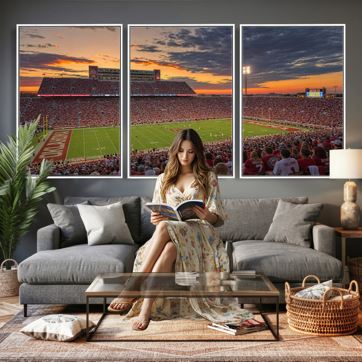 75444407-MGV-CV-36X24 - Stadium Wall Art Canvas Print