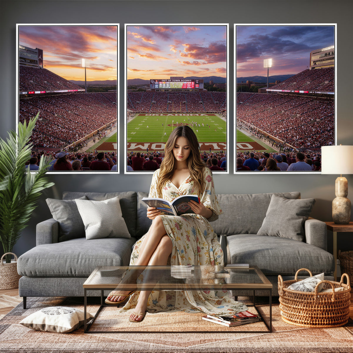 18509931-MGV-CV-36X24 - Stadium Wall Art Canvas Print