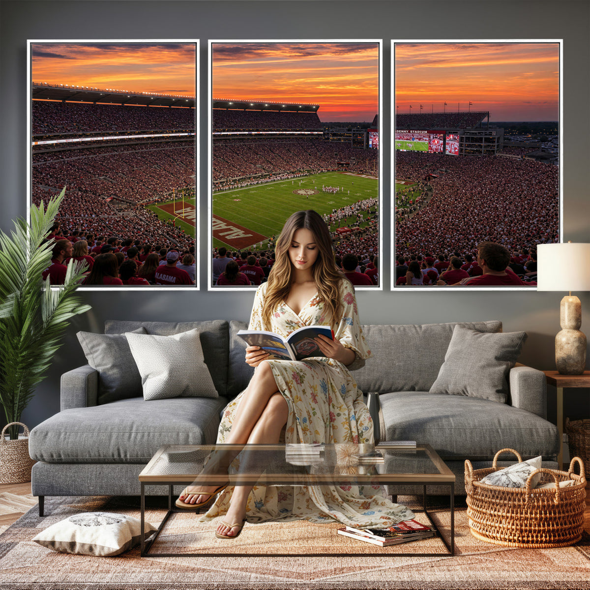 91782096-MGV-CV-36X24 - Stadium Wall Art Canvas Print