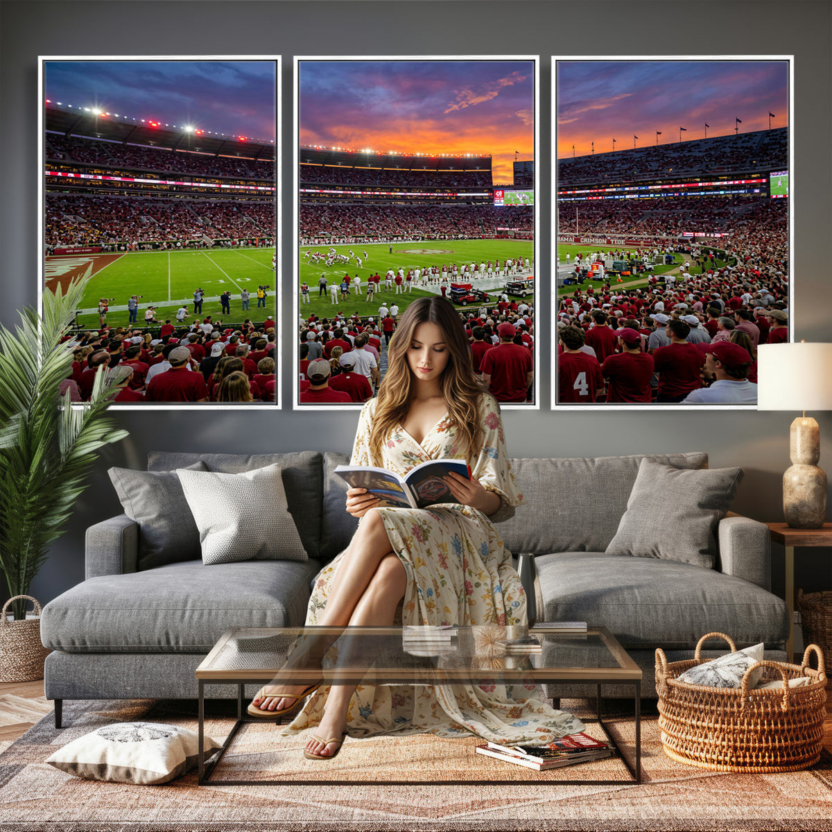 47822048-MGV-CV-36X24 - Stadium Wall Art Canvas Print