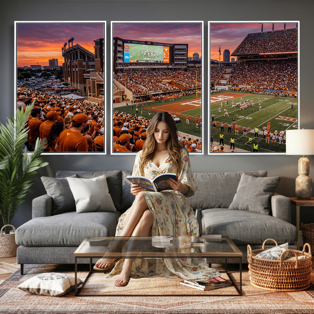 23743181-MGV-CV-36X24 - Stadium Wall Art Canvas Print