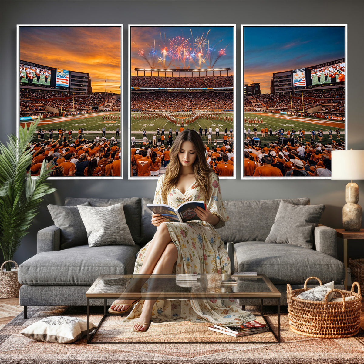 75031291-MGV-CV-36X24 - Stadium Wall Art Canvas Print