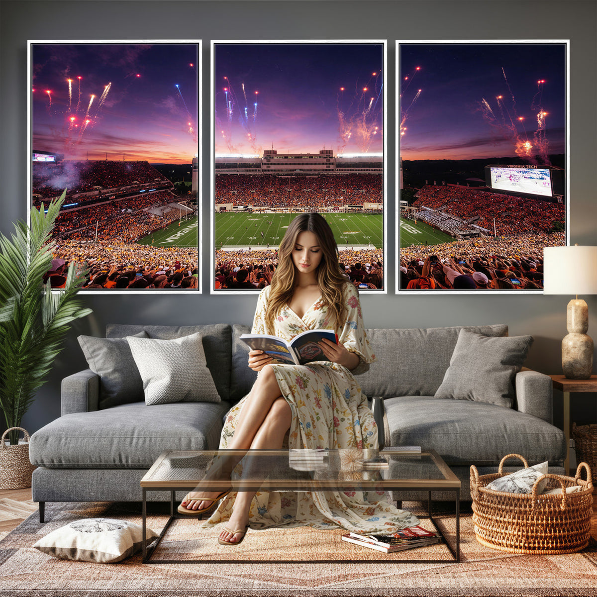 57314829-MGV-CV-36X24 - Stadium Wall Art Canvas Print