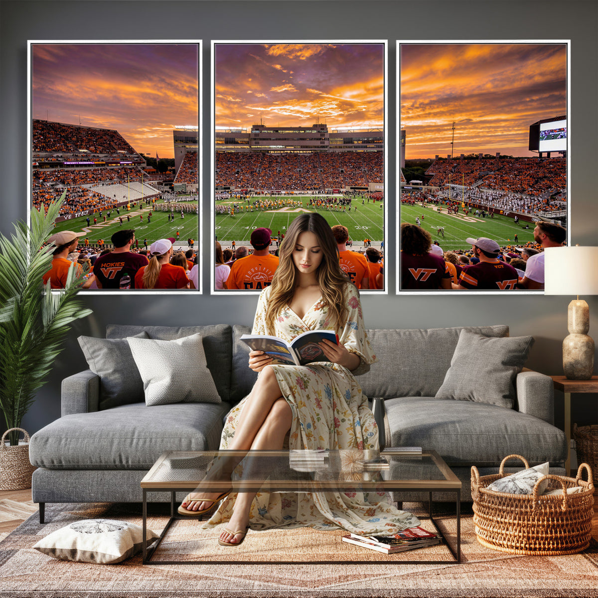 25873880-MGV-CV-36X24 - Stadium Wall Art Canvas Print