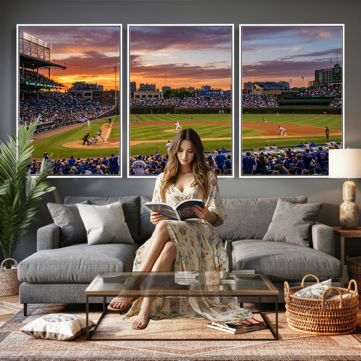 71103551-MGV-CV-36X24 - Stadium Wall Art Canvas Print