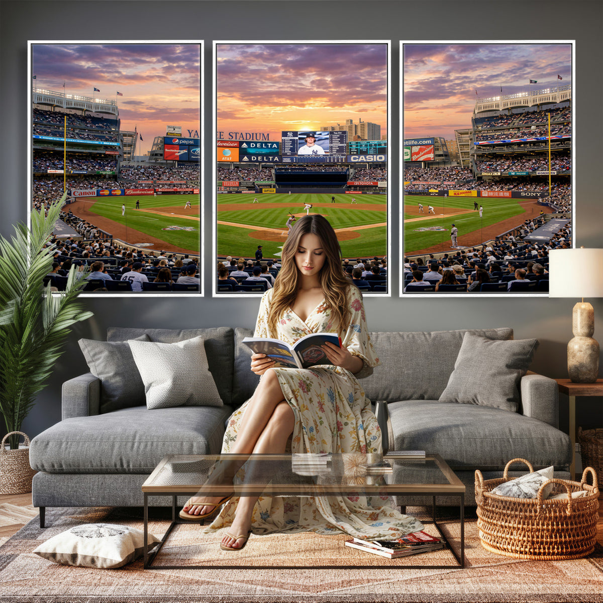 26297292-MGV-CV-36X24 - Stadium Wall Art Canvas Print