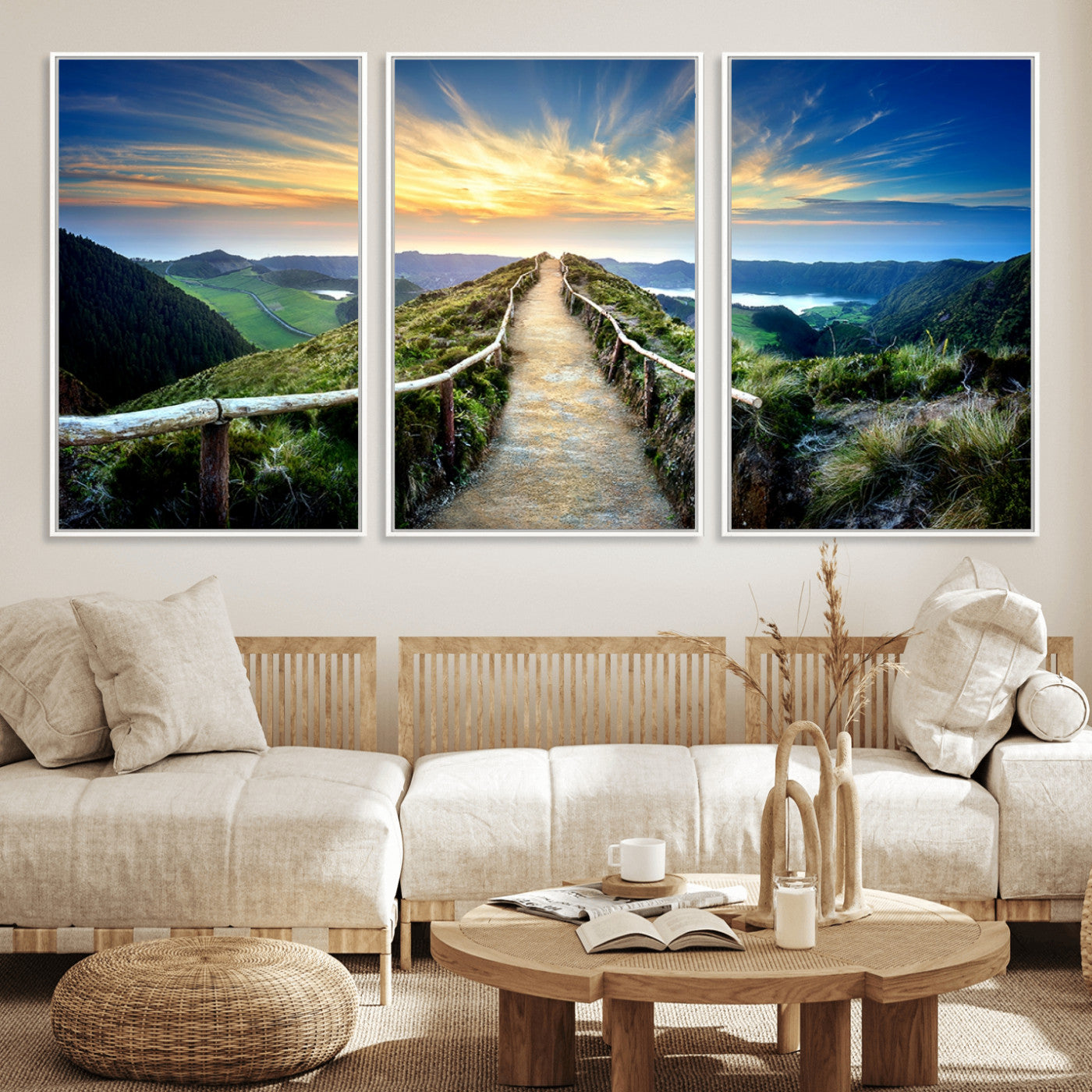 58887-MGV-CV-36X24-Mountain Landscape Wall Art Canvas Print