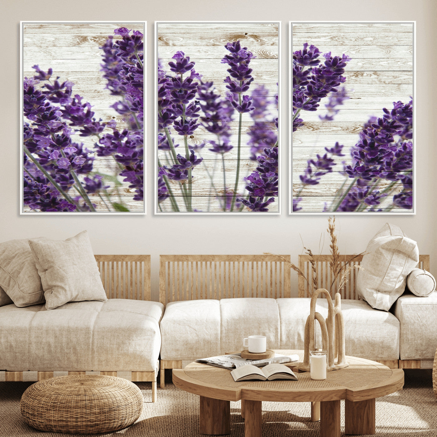 21208-MGV-CV-36X24-Lavender Herb Wall Art Canvas Print