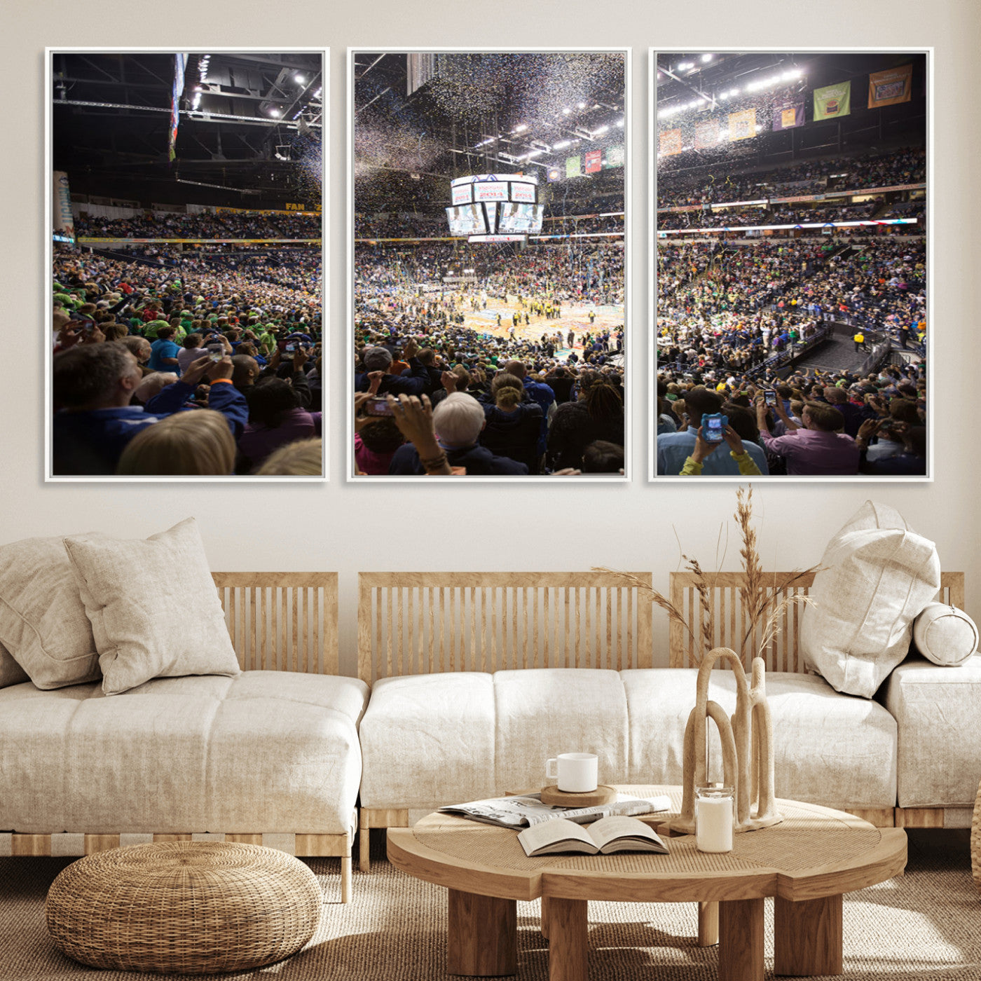 MGV-FC-60X30-3P - Bridgestone Arena Wall Art Canvas | Nashville Predators Hockey Team Print | Canvas Print | Ready to