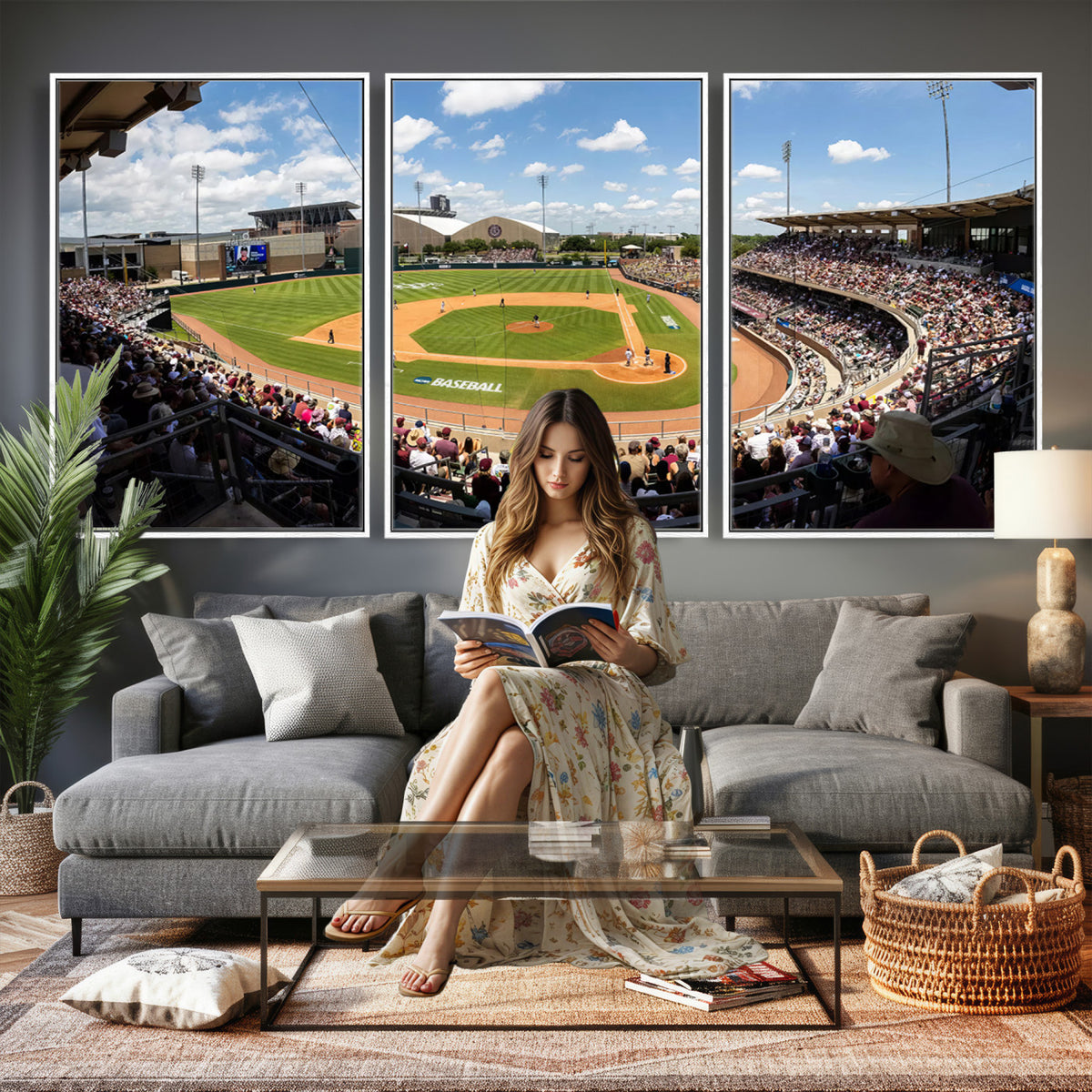 80409-MGV-CV-36X24 - The Texas A&M University Aggies Athletics Team Print
