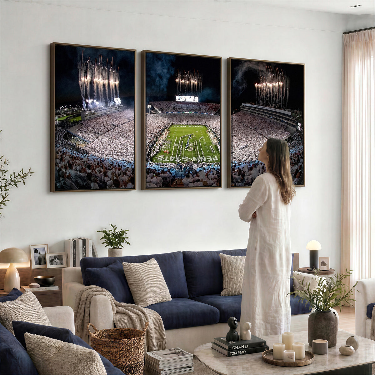 11391-MGV-CV-36X24 - Penn State Football Wall Art Canvas Print
