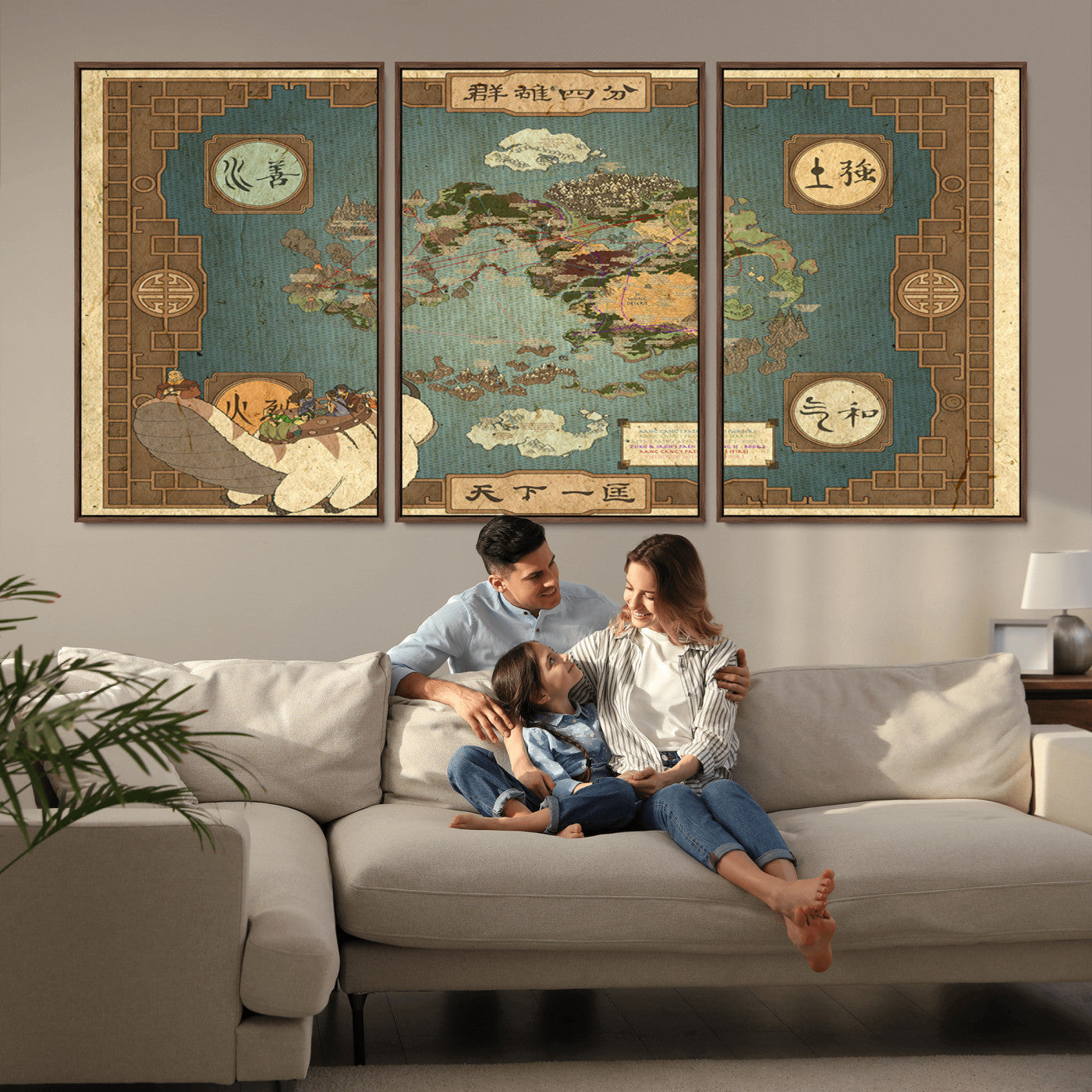 MGV-FC-60X30-3P - Push Pin World Map Canvas Print – Framed Wall Art for Couples to Track Their Travels – Anniversary