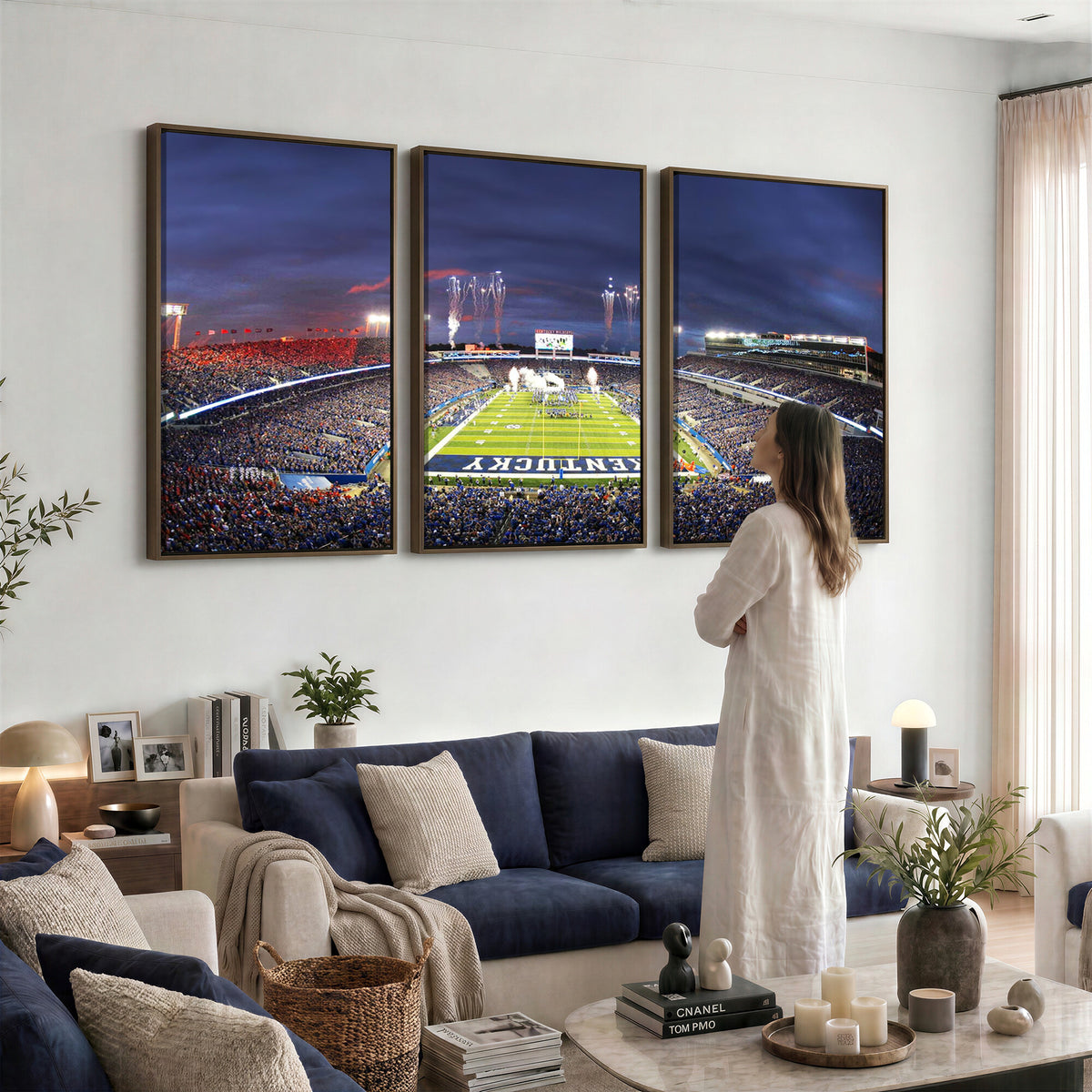 26008-MGV-CV-36X24 - Kroger Field Canvas Wall Art, Kentucky Stadium Wall Art
