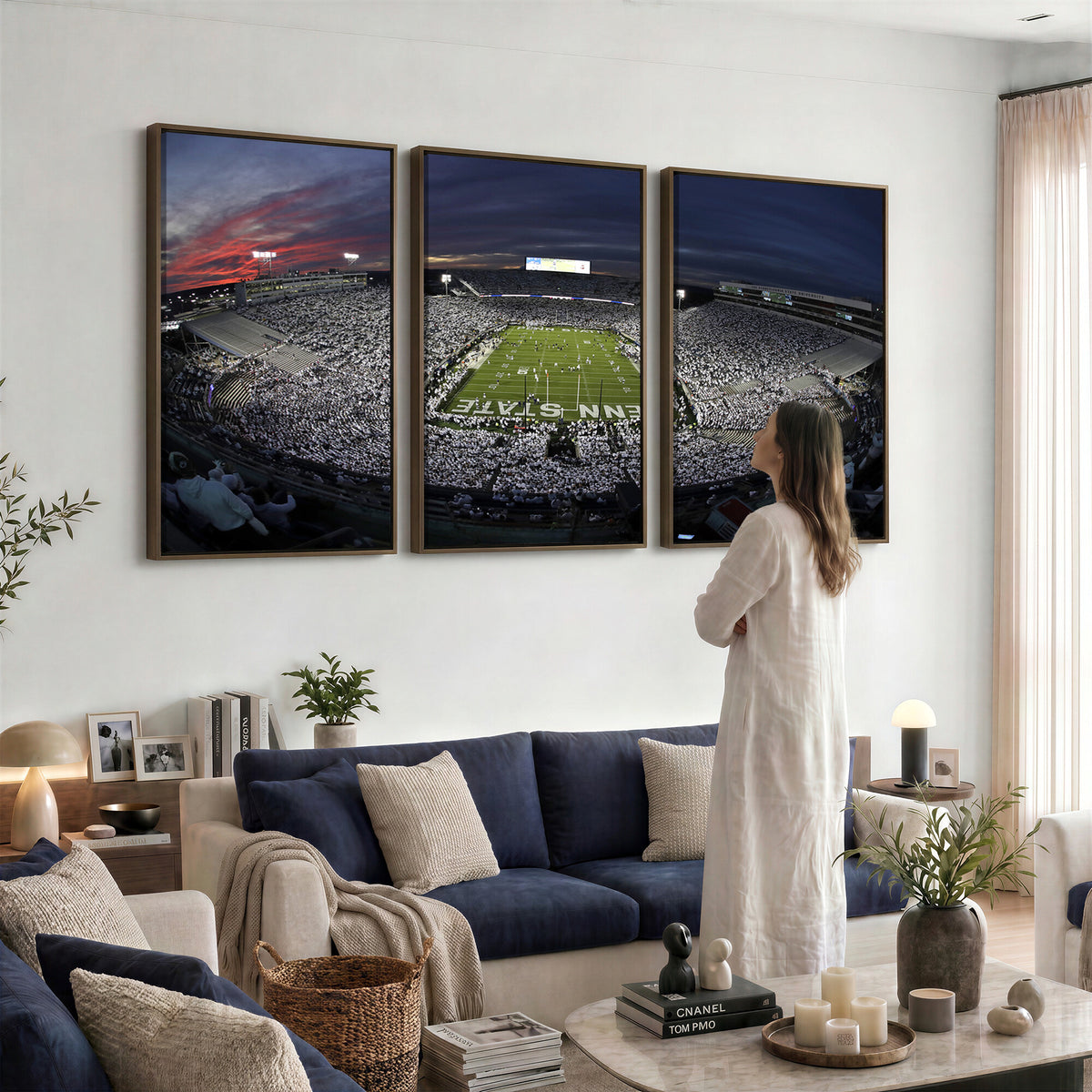 59877-MGV-CV-36X24 - Penn State University Nittany Lions Football Team Print