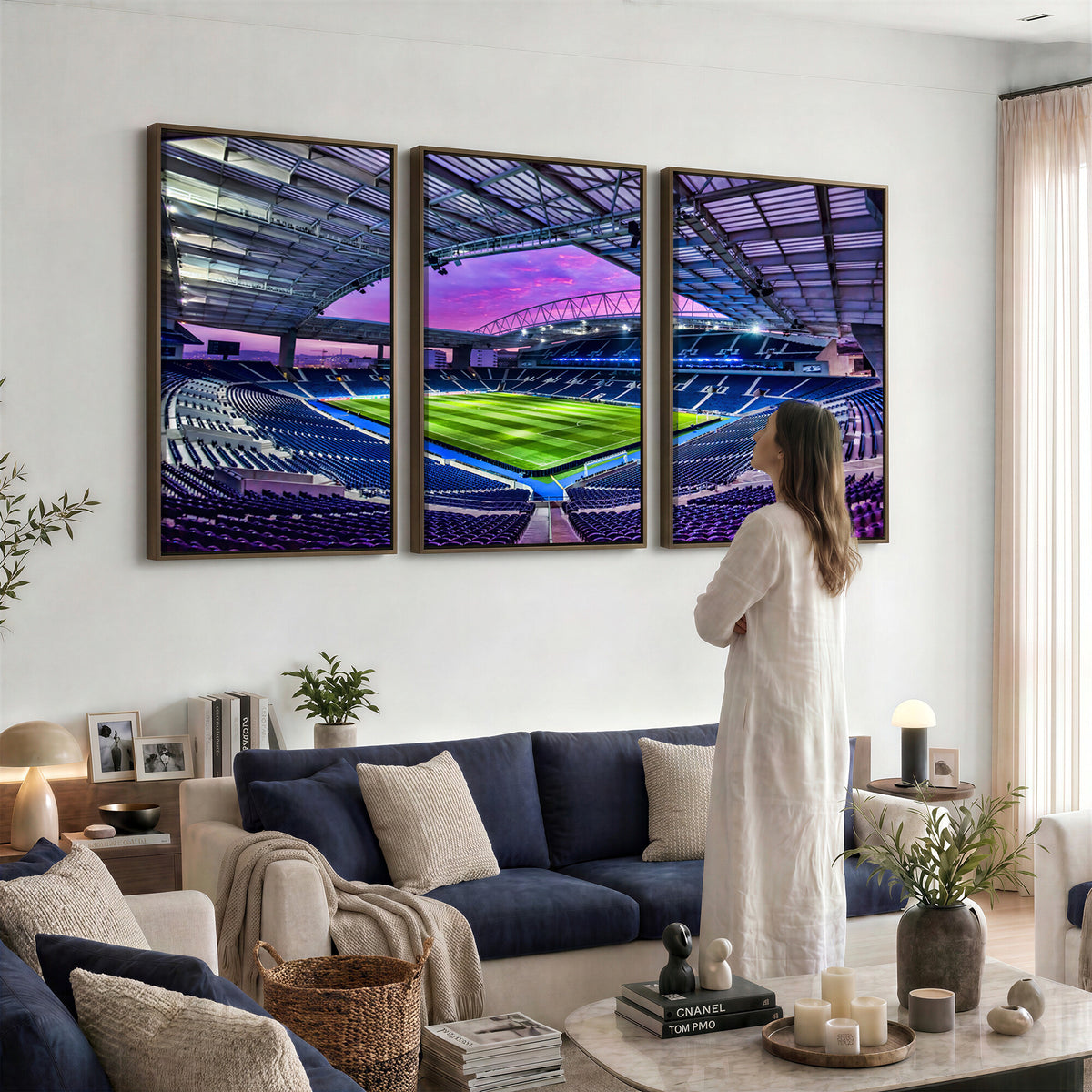 10851-MGV-CV-36X24 - FC Porto Soccer Team Print Canvas, Dragon Stadium Wall Art