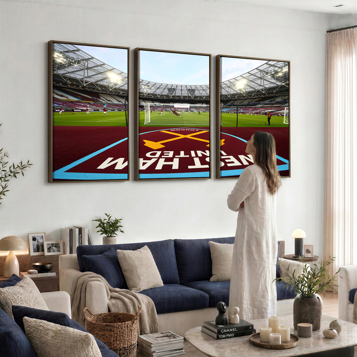 77367-MGV-CV-36X24 - West Ham United FC Stadium Canvas Wall Art, London Stadium