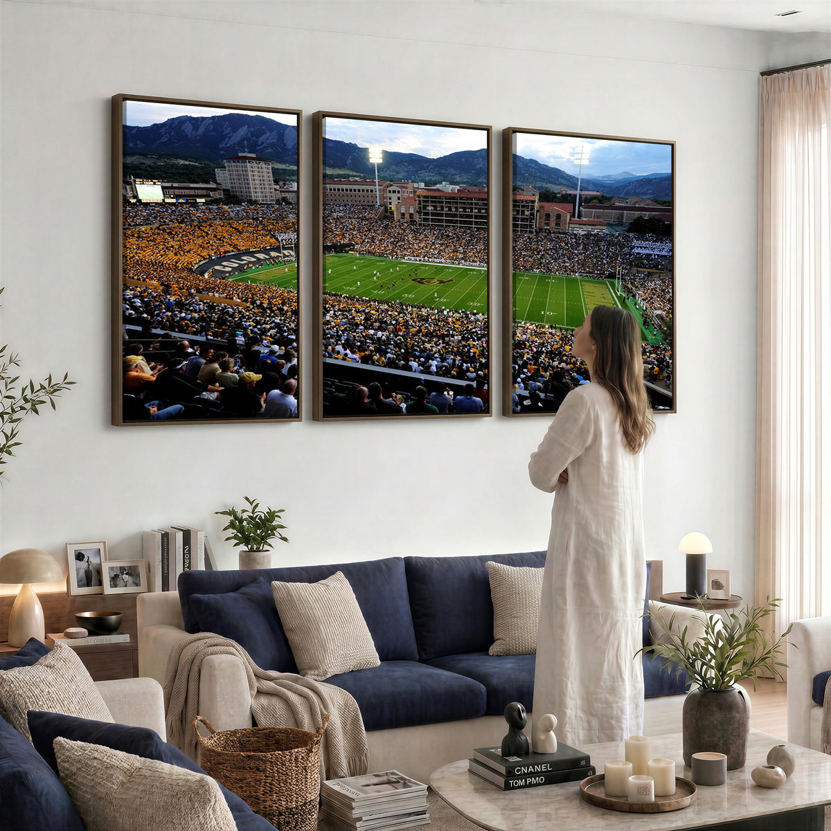 60552-MGV-CV-36X24 - Folsom Field, University of Colorado Buffaloes Football