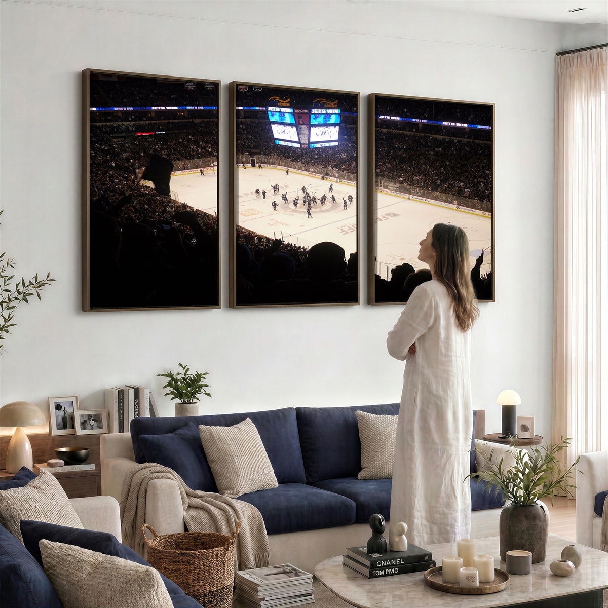 22497-MGV-CV-36X24 - Canada Life Centre Wall Art | Winnipeg Jets Hockey Team Print Canvas | Ready to Hang | Winnipeg Wall