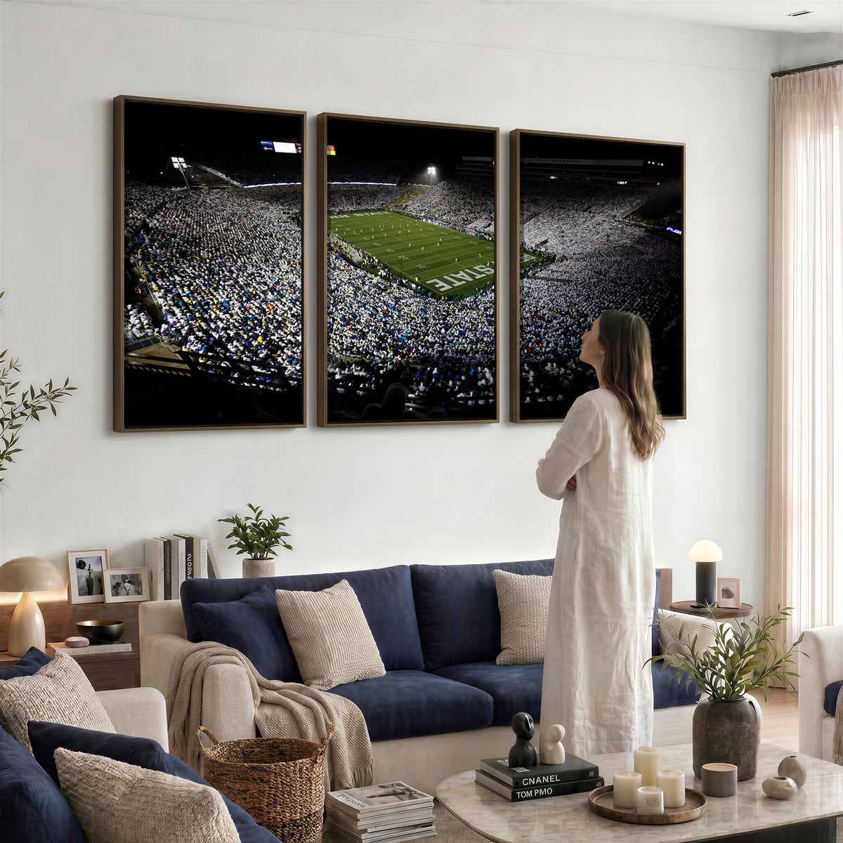 96825-MGV-CV-36X24 - Penn State Football Stadium Wall Art - Beaver Stadium Canvas Print