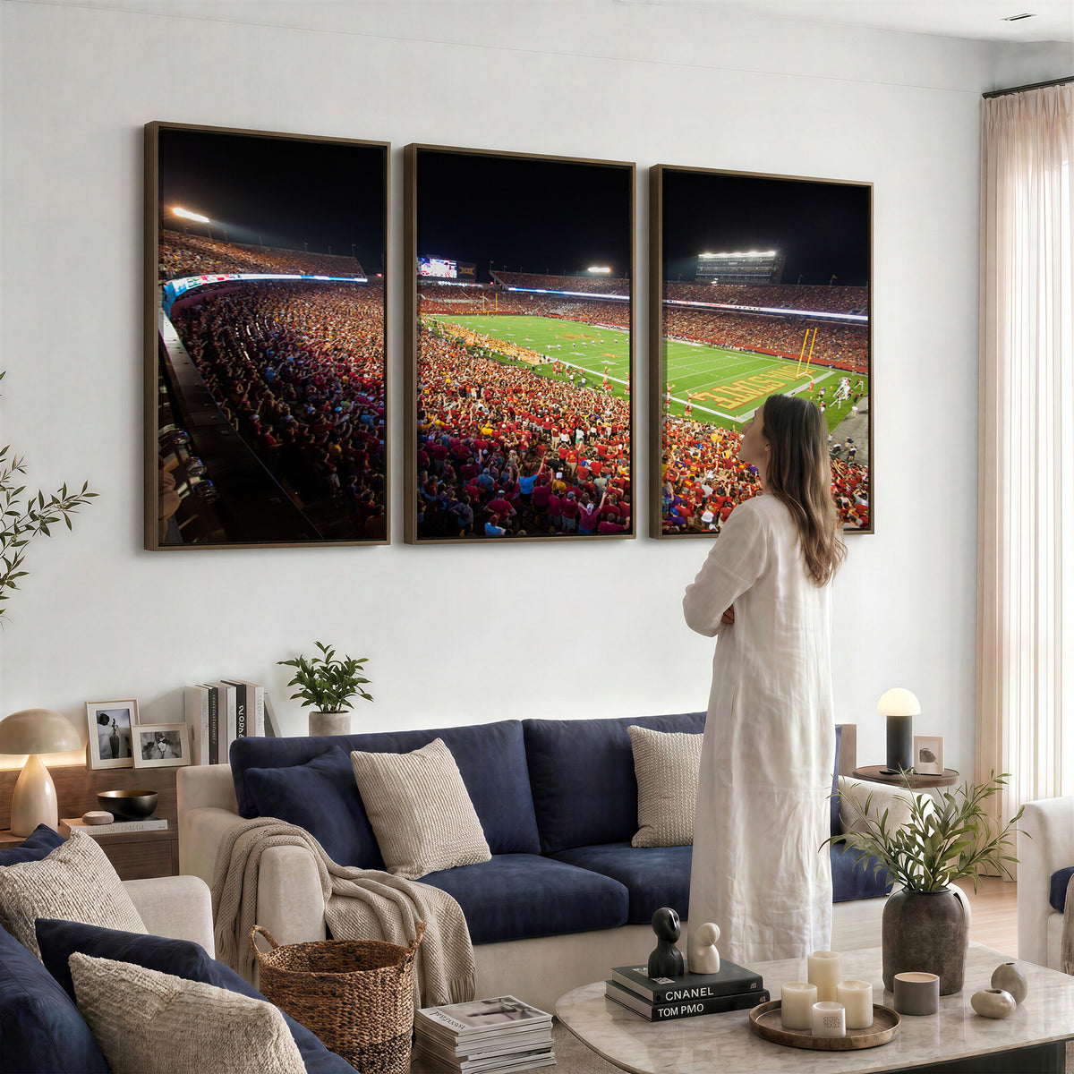 35139-MGV-CV-36X24 - Iowa State University Cyclones Canvas Print, Jack Trice Stadium