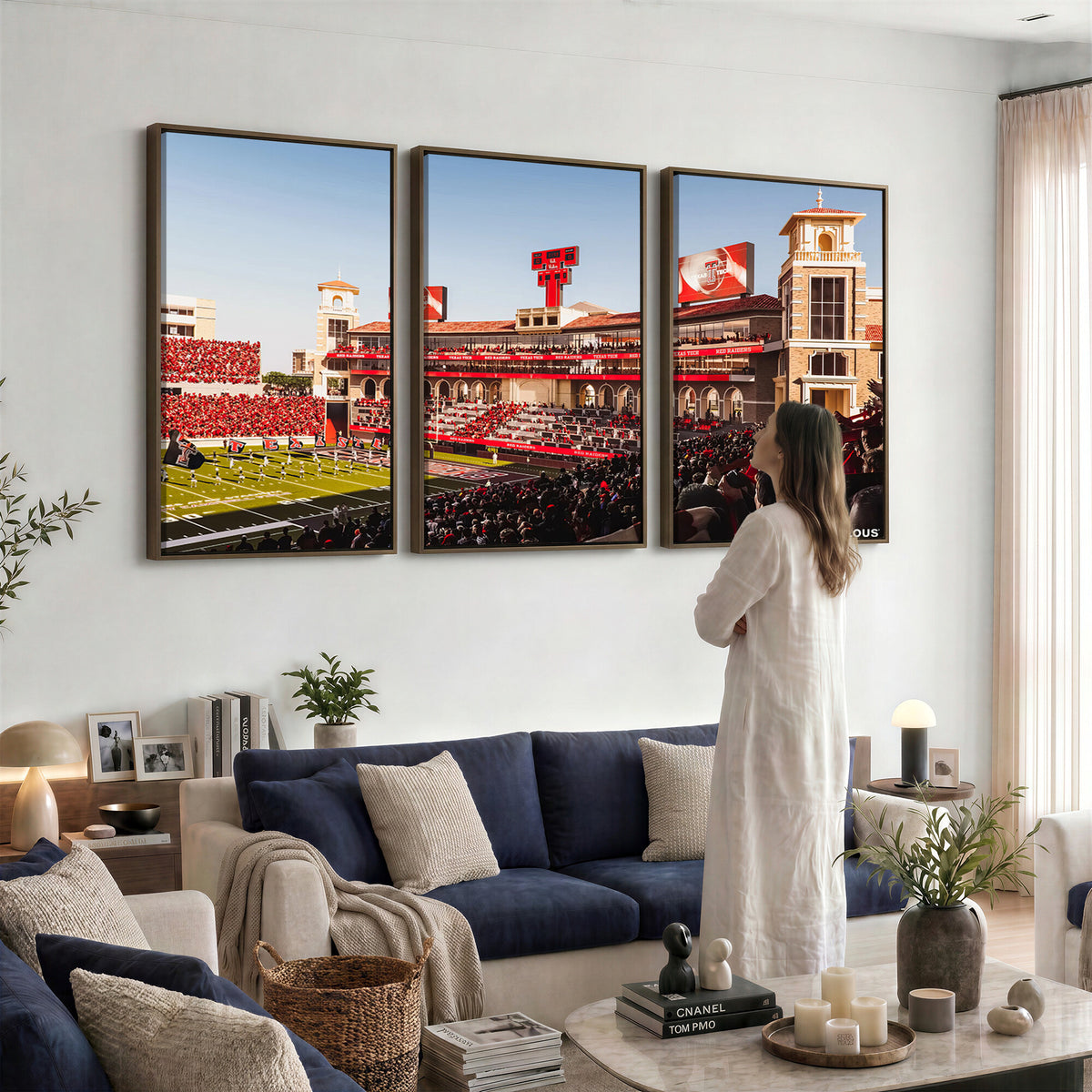 89744-MGV-CV-36X24 - Jones AT&T Stadium Texas Tech Red Raiders Wall Art