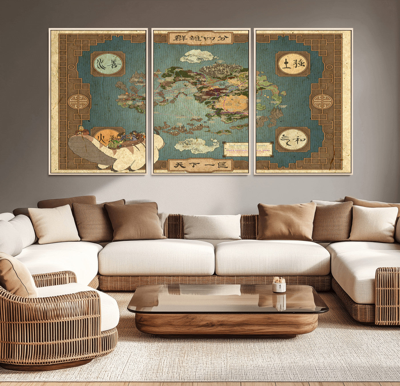 MGV-FC-60X30-3P - Push Pin World Map Canvas Print – Framed Wall Art for Couples to Track Their Travels – Anniversary