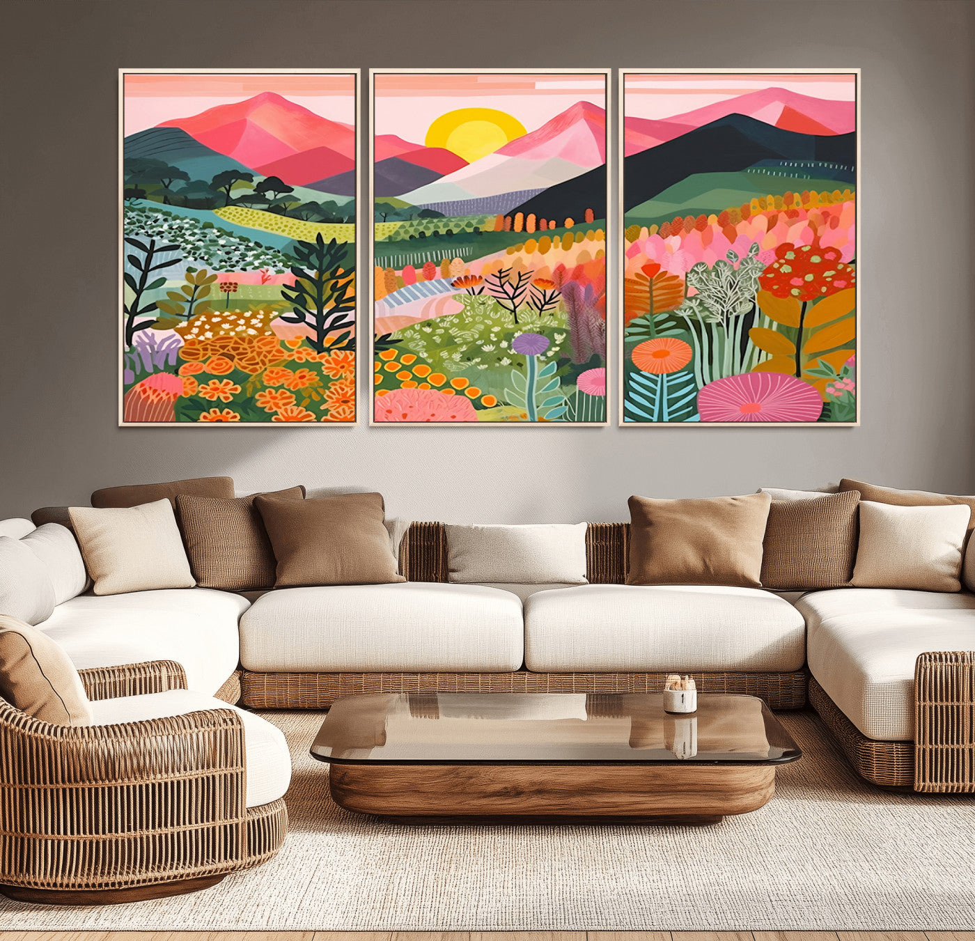 36236-MGV-CV-36X24-Yayoi Kusama 1986 Wall Art Print – Yayoi Kusama Wabi Sabi Japanese Wall Art Print - Vibrant Abstract