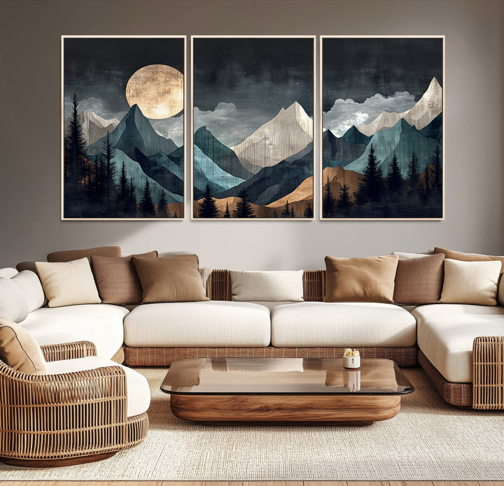 Framed Wall Art Canvas Print